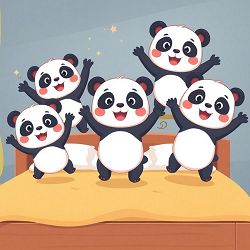 Співаночка Колиханочка - П'ять панд